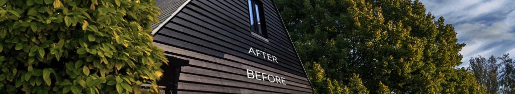 barn paint before and after